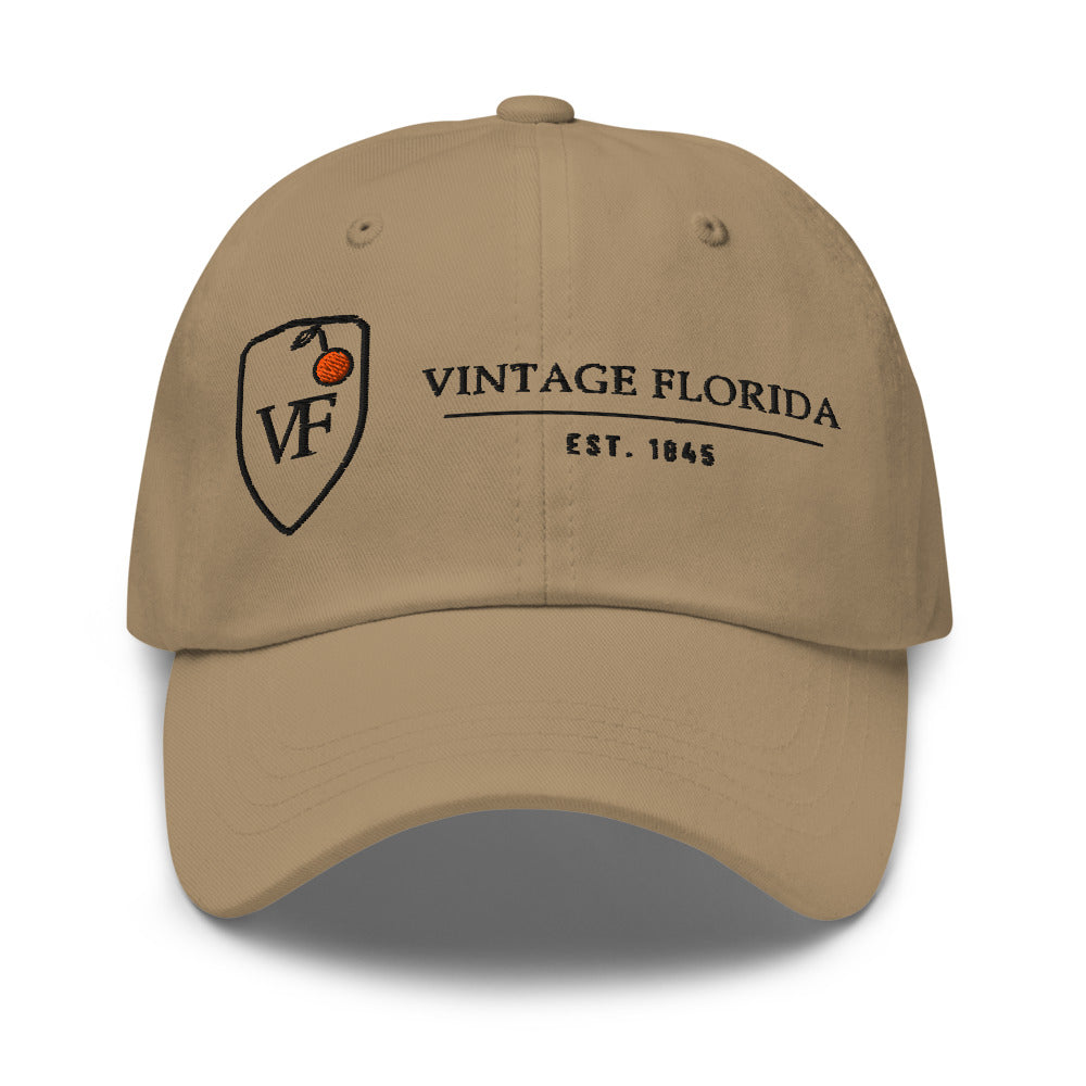 Crest Dad Cap, Khaki, front