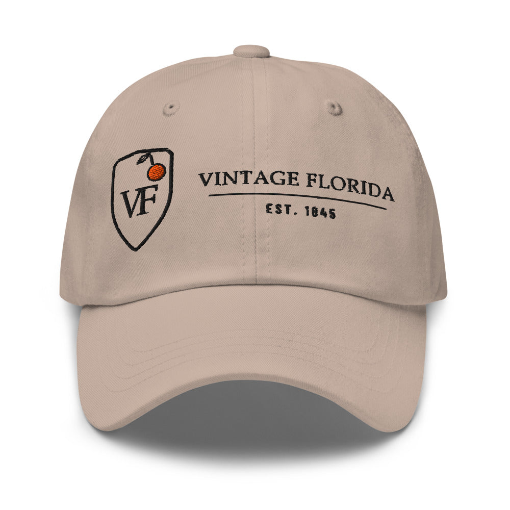 Crest Dad Cap, Stone, front