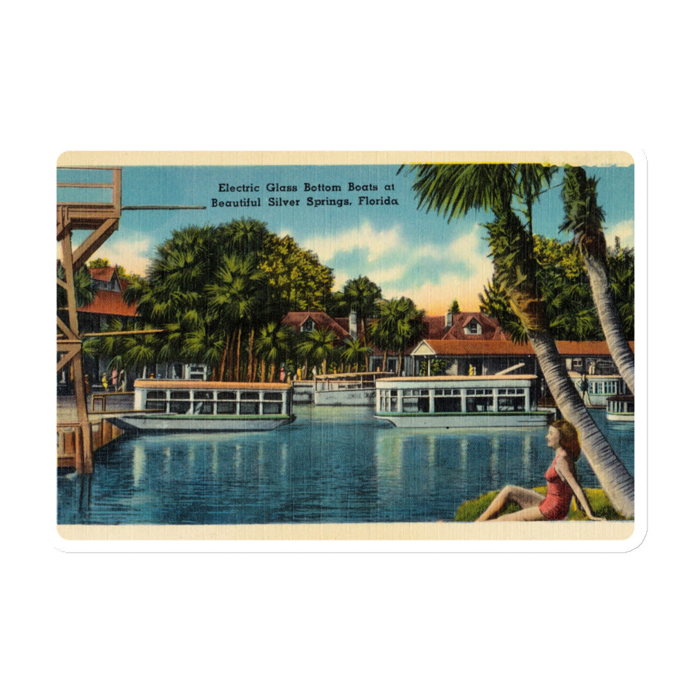 Archive Magnet, Glass Bottom Boats, Silver Springs