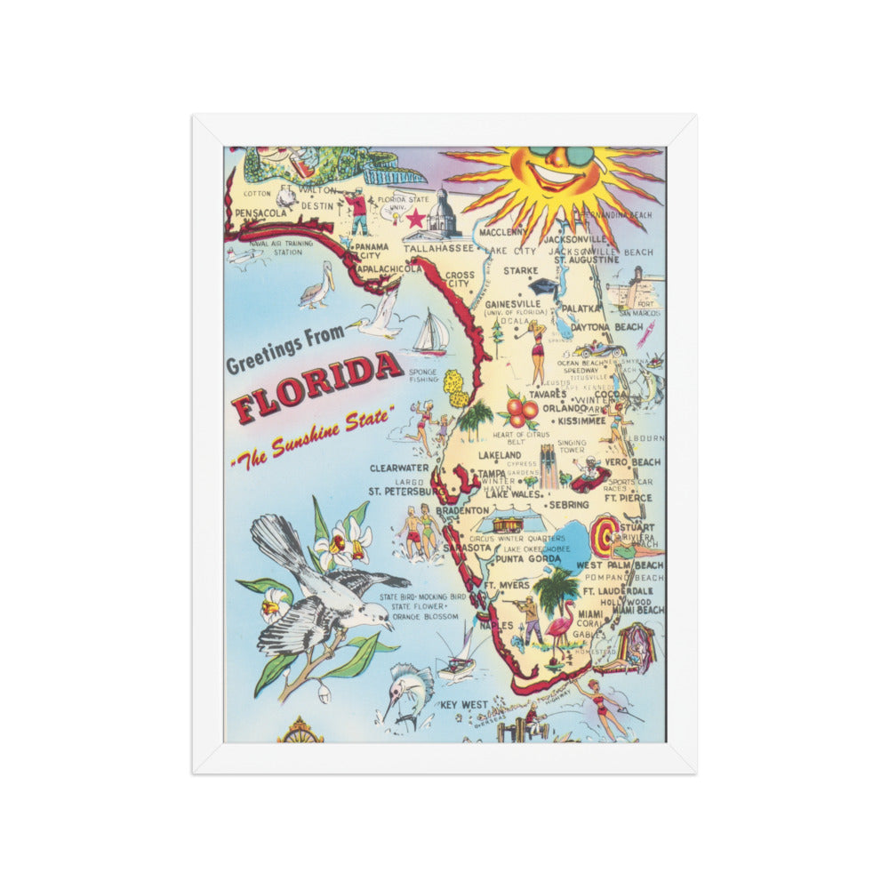 Greetings from Florida, White