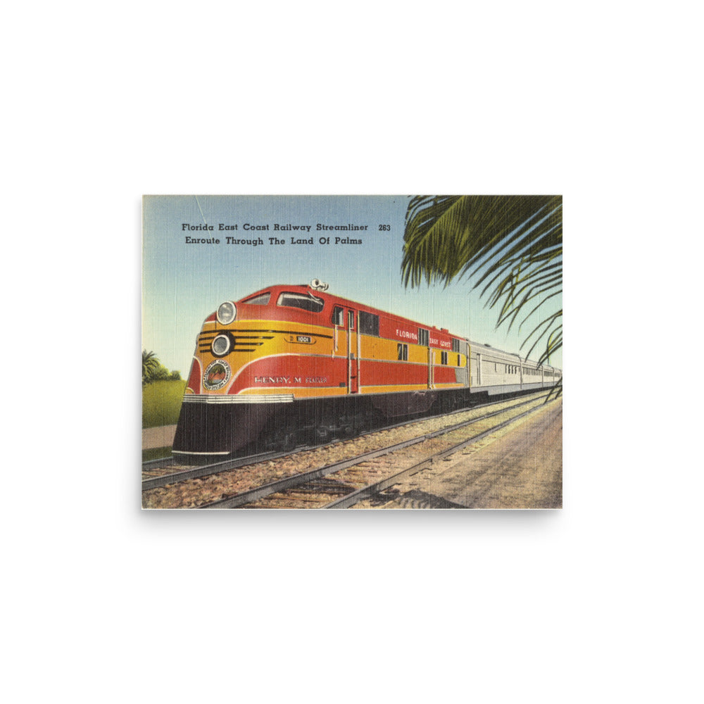 Florida East Coast Streamliner, Unframed