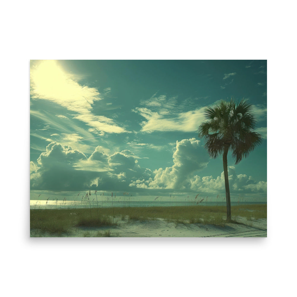 Clouded Palm, 24 x 18, Unframed