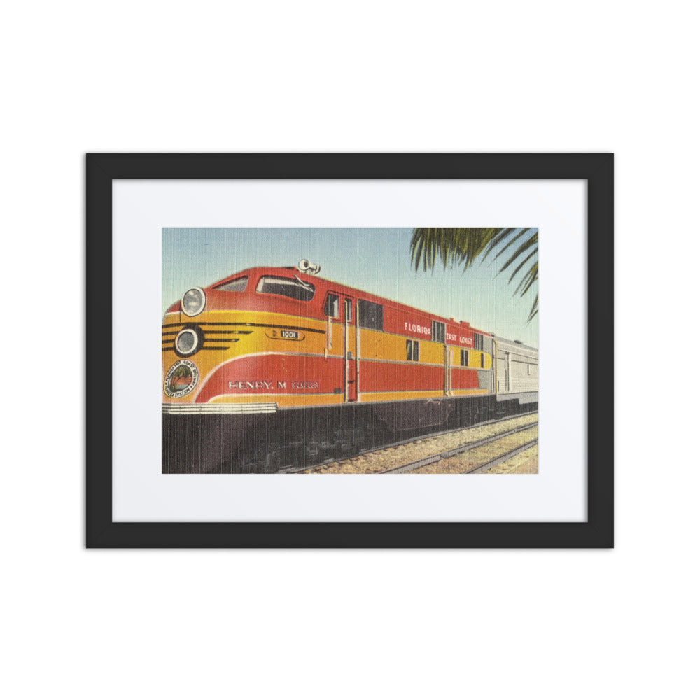 Florida East Coast Streamliner, Black with Mat