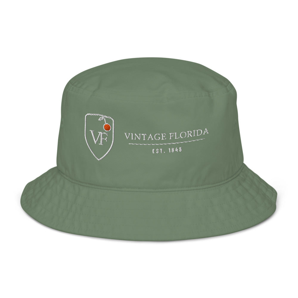 Crest Bucket Hat, Dill, front