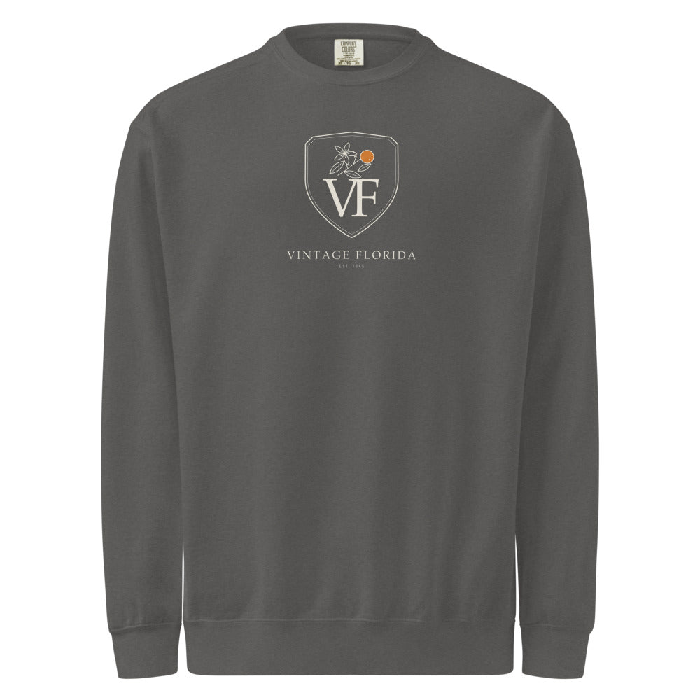 Crest Sweatshirt, Pepper, front