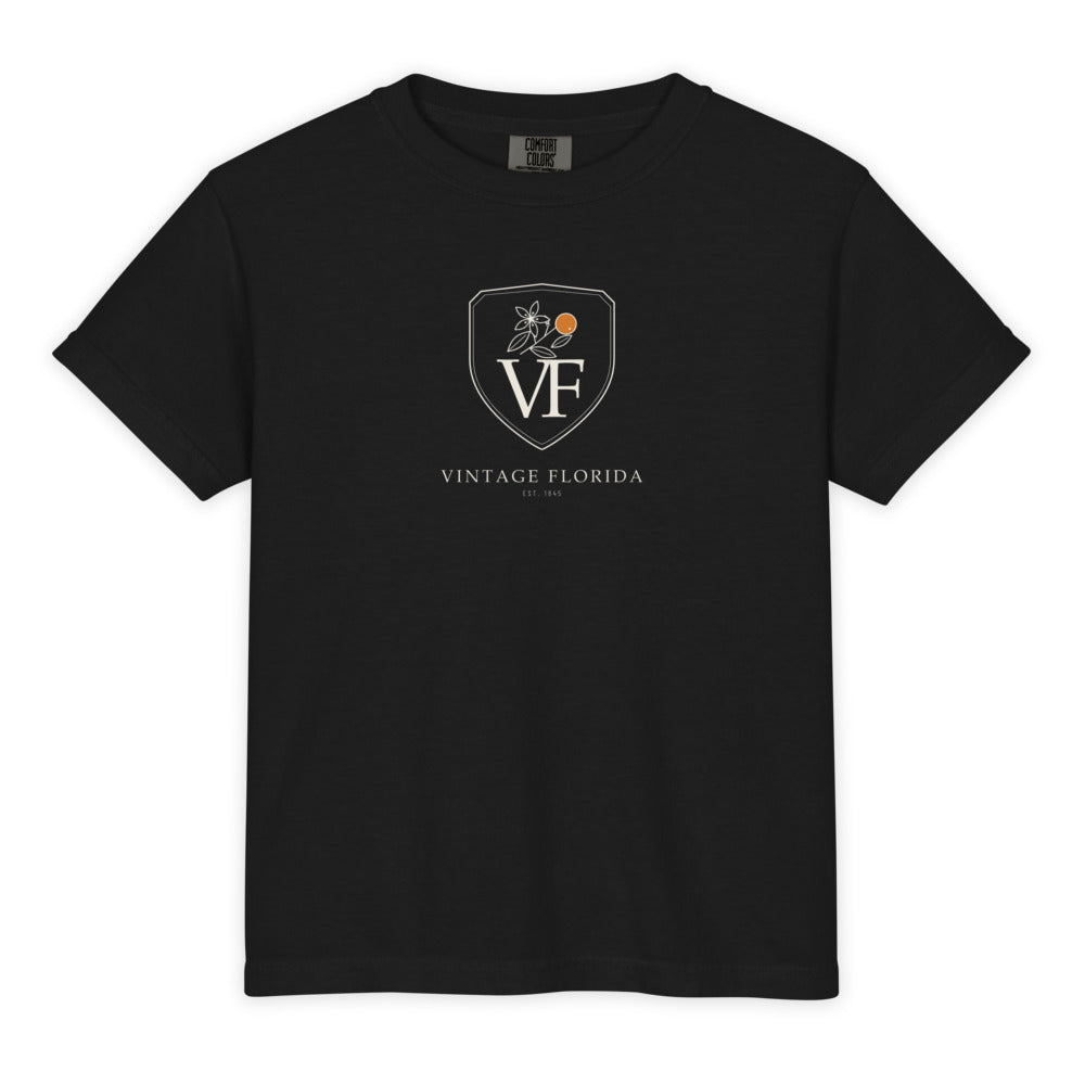 Crest Kids Tee, Black